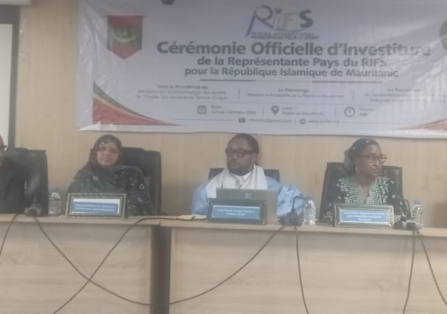 Oumou Kane, 1ère représentante du Réseau International Francophone pour le Sport (RIFS) en Mauritanie